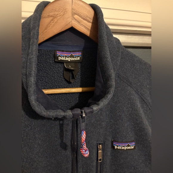 Patagonia Men's Navy Fleece Vest - Picture 2 of 3